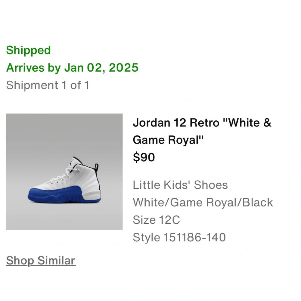 Jordan 12 Retro “White & Game Royal” - Picture 4 of 10